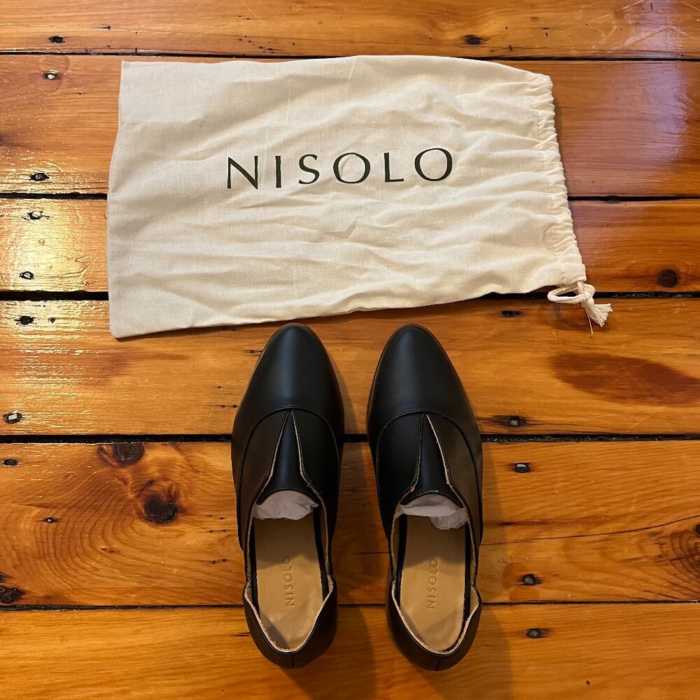 Nisolo Emma d'Orsay Oxford - Black, 5